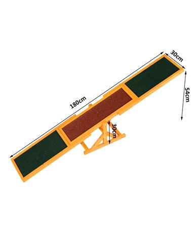 PawHut Pet Obedience Training Seesaw For Dog Agility