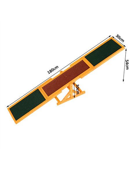 PawHut Pet Obedience Training Seesaw For Dog Agility - pic 145606 | FastDaddyshop