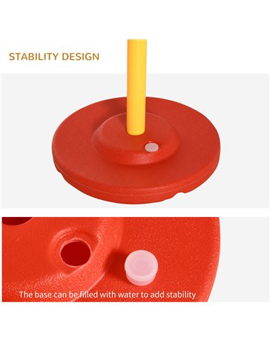 PawHut Dog Agility Equipment Training Portable Obstacle for Pet w/Adjustable Hurdles, Jumping Ring, Weave Poles