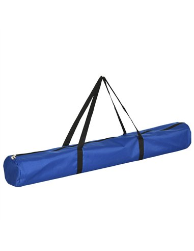 PawHut Dog Agility Equipment Training Adjustable Obstacle Course Set with 6 Weaves Poles Storage Bag for Pet Outdoor Games Exerc