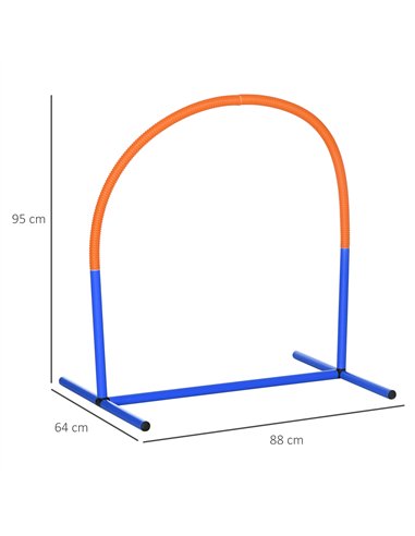 PawHut Four-Piece Portable Dog Agility Equipment - Blue