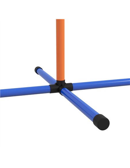 PawHut Eight-Piece Dog Agility Equipment Set with Weave Poles, Jump Ring, Hurdle, Pause Box, Training Shorts, Bag, Orange - pic 145746 | FastDaddyshop