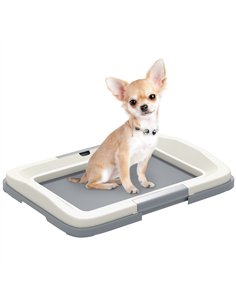 PawHut Dog Toilet Tray for Training Dogs, Dog Litter Tray for Indoor, Outdoor, 47 x 34 x 6cm