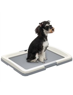 PawHut Dog Toilet Tray for Training Dogs, Dog Litter Tray for Indoor, Outdoor, 63 x 49 x 6cm