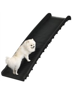 PawHut Foldable Pet Ramp Dog Car Ramp for SUVs, Cars - Black