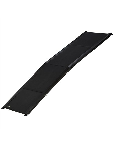 PawHut Folding Dog Ramp for Car, Portable Pet Ramp, with Non-Slip Surface, Aluminium Alloy Frame, for XL Dogs - pic 146018 | FastDaddyshop