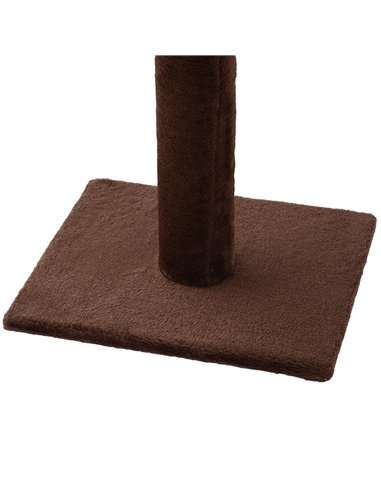 PawHut Floor to Ceiling Cat Tree for Indoor Cats 5-Tier Kitty Tower Climbing Activity Center Scratching Post Adjustable Height 2