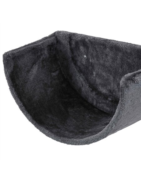 PawHut 4PCs Wall-Mounted Cat Shelves w/ Scratching Post, Hammock, Nest - Dark Grey - pic 147232 | FastDaddyshop