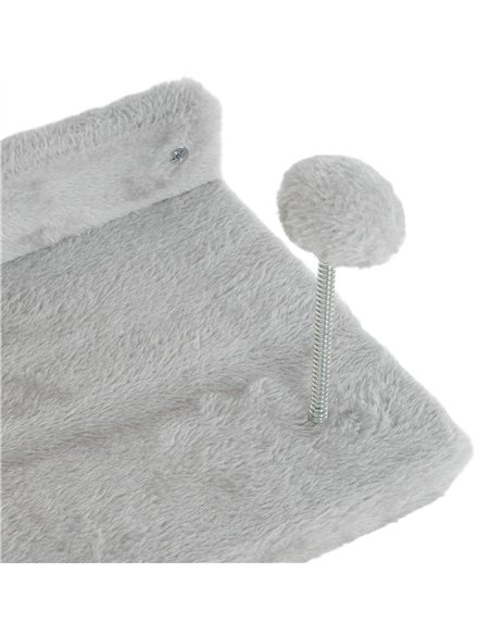 PawHut 4-Piece Cat Wall Shelves with Steps, Ladder, Jumping Platforms, Light Grey - pic 147412 | FastDaddyshop
