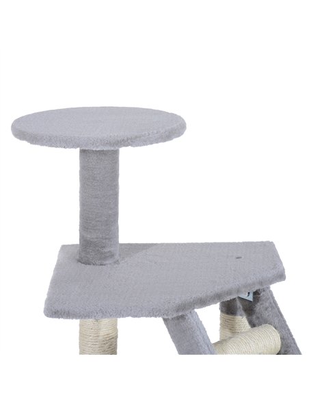 PawHut Cat Tree for Indoor Cats Kitten Scratching Post Scratch Scratcher Climb Activity Center Play House Pet Furniture 125cm (G - pic 147699 | FastDaddyshop