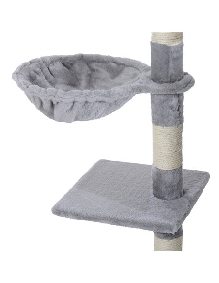 PawHut Cat Tree for Indoor Cats Kitten Scratching Post Scratch Scratcher Climb Activity Center Play House Pet Furniture 125cm (G - pic 147700 | FastDaddyshop