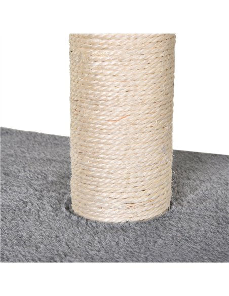 PawHut 130cm Cat Tree for Indoor Cats Activity Center with Condo Scratching Post Ladders Kitty Climbing Tower Relaxing Playing - pic 147862 | FastDaddyshop