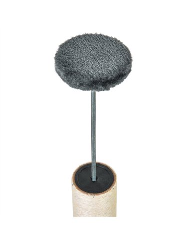 PawHut Floor to Ceiling Cat Tree for Indoor Cats Play Tower Climbing Activity Center Scratching Post Platforms Condo Adjustable 