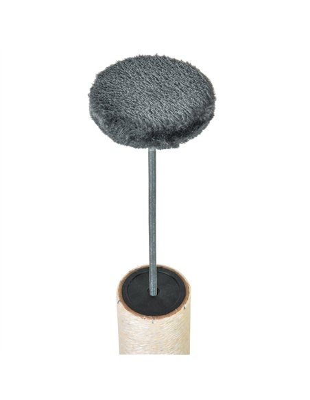 PawHut Floor to Ceiling Cat Tree for Indoor Cats Play Tower Climbing Activity Center Scratching Post Platforms Condo Adjustable  - pic 147879 | FastDaddyshop