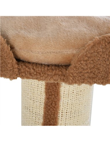 PawHut 91cm Cat Tower Scratching Posts Cat Tree for Indoor Cats Kitten Activity Centre Brown