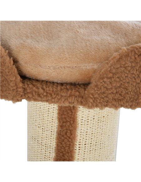 PawHut 91cm Cat Tower Scratching Posts Cat Tree for Indoor Cats Kitten Activity Centre Brown - pic 147907 | FastDaddyshop