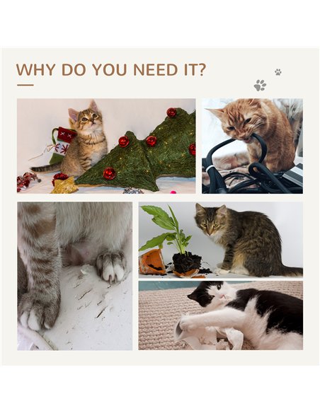 PawHut Cat Tree for Indoor Cats 83cm Cat Scratching Post Scratch Board Kitten Tower Climbing Frame Grey - pic 147923 | FastDaddyshop