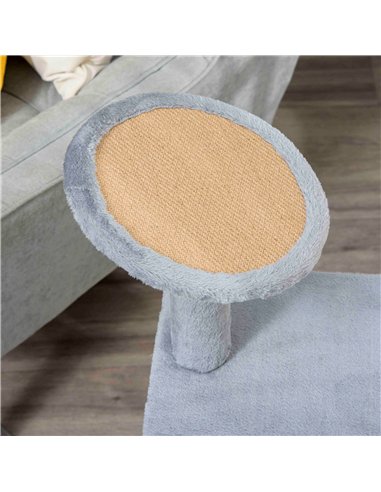 PawHut Cat Tree Tower for Indoor Cats, Cat Scratching Post with Bed, Cat House, Scratching Pad, Perch, Interactive Ball Toy 48 x