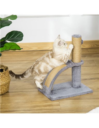 PawHut Cat Tree for Indoor Cats Climbing Activity Center Kitten Tower Furniture with Jute Post Scratching Massage Board Hanging 