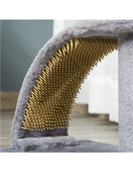 PawHut Cat Tree for Indoor Cats Climbing Activity Center Kitten Tower Furniture with Jute Post Scratching Massage Board Hanging  - pic 148175 | FastDaddyshop