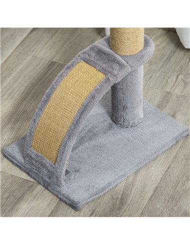 PawHut Cat Tree for Indoor Cats Climbing Activity Center Kitten Tower Furniture with Jute Post Scratching Massage Board Hanging 