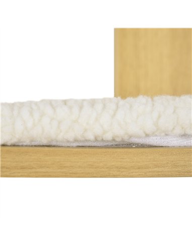 PawHut Four-Layer Wall-Mounted Shelf, with Cushions, Scratching Board - Oak Tone