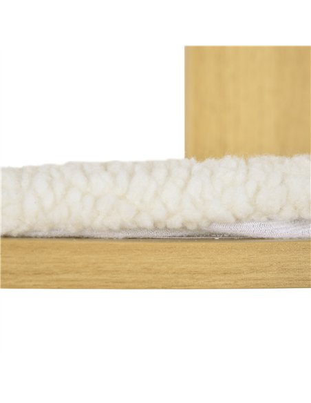 PawHut Four-Layer Wall-Mounted Shelf, with Cushions, Scratching Board - Oak Tone - pic 148347 | FastDaddyshop