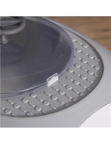 PawHut Cat Litter Box Toilet with Litter Scoop Enclosed Drawer, Front Entry Top Exit, Easy To Clean Grey