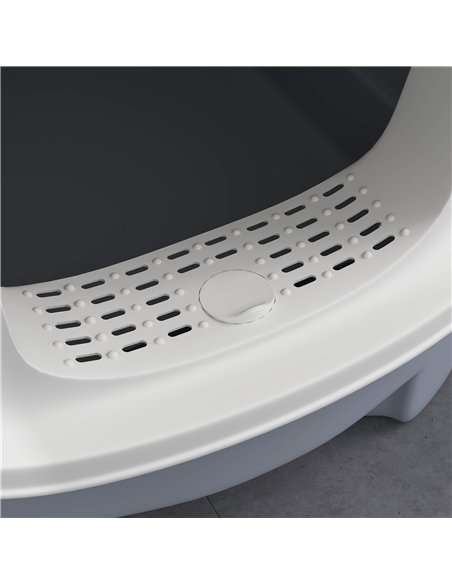 PawHut Cat Litter Box with Lid, Scoop, Deodorisation Bags, Top Entry - pic 148708 | FastDaddyshop