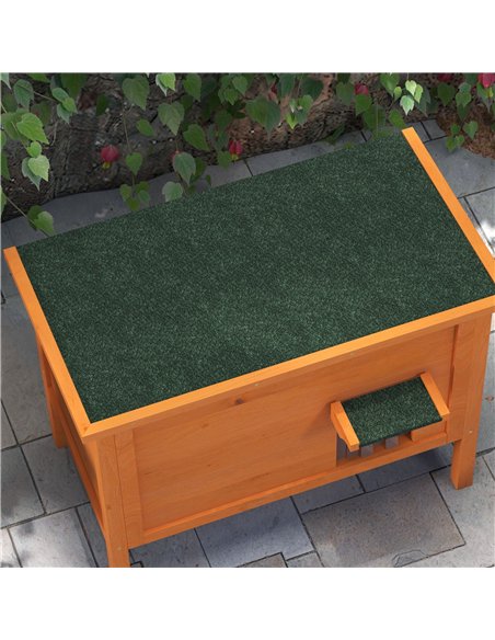 PawHut Feral Cat House, Wooden Insulated with Removable Floor, Water-Resistant Openable Roof - Orange - pic 149112 | FastDaddyshop