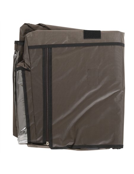 PawHut Rabbit Hutch Cover, Water-Resistant Pets Cage Protector, Breathable Guinea Pig Cage Cover - Brown - pic 149509 | FastDaddyshop
