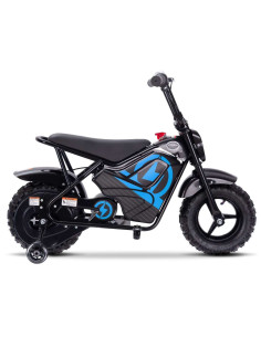 Storm 250w Kids Electric Ride On Monkey Balance Bike, Blue - pic 1 2