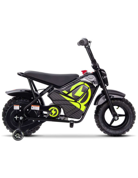 Storm 250w Off Road Kids Electric Ride On Monkey Motor Bike, Yellow - pic2 - pic 150031 | FastDaddyshop
