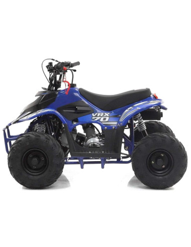 Apollo Micro Kids 70cc Automatic VRX70 Petrol Quad Bike, ATV - Blue, pic2