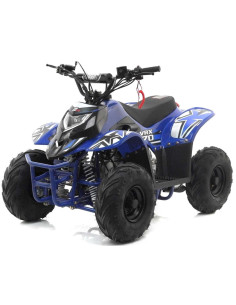 Apollo Micro Kids 70cc Automatic VRX70 Petrol Quad Bike, ATV - Blue, pic1