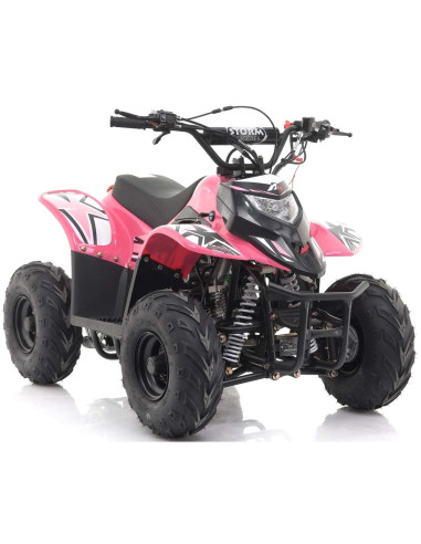 Apollo Micro Kids 70cc Automatic VRX70 Petrol Quad Bike, ATV - Pink, pic4