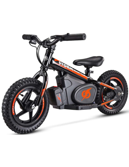 Storm Kids 100w 12" Electric Balance Bike for 3+ Years Old, Black, pic1 - pic 150144 | FastDaddyshop
