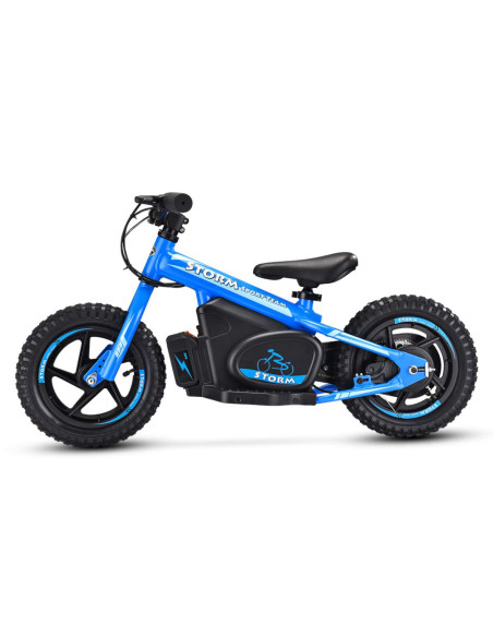 Storm Kids 100w 12" Electric Balance Bike for 3+ Years Old, Blue, pic2 - pic 150154 | FastDaddyshop