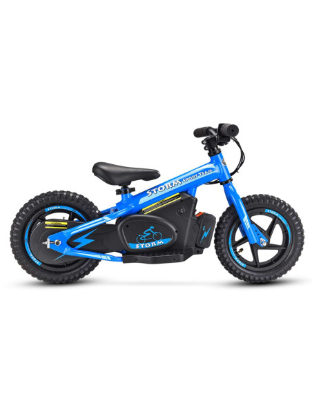 Storm Kids 100w 12" Electric Balance Bike for 3+ Years Old, Blue, pic3 - pic 150155 | FastDaddyshop