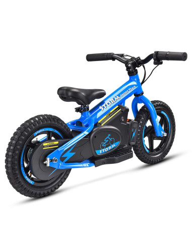 Storm Kids 100w 12" Electric Balance Bike for 3+ Years Old, Blue, pic4