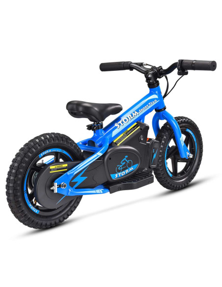 Storm Kids 100w 12" Electric Balance Bike for 3+ Years Old, Blue, pic4 - pic 150156 | FastDaddyshop