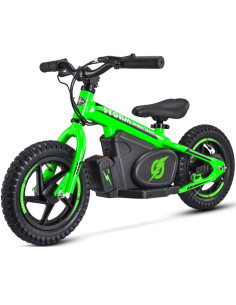 Storm Kids 100w 12" Electric Balance Bike for 3+ Years Old, Green, pic1