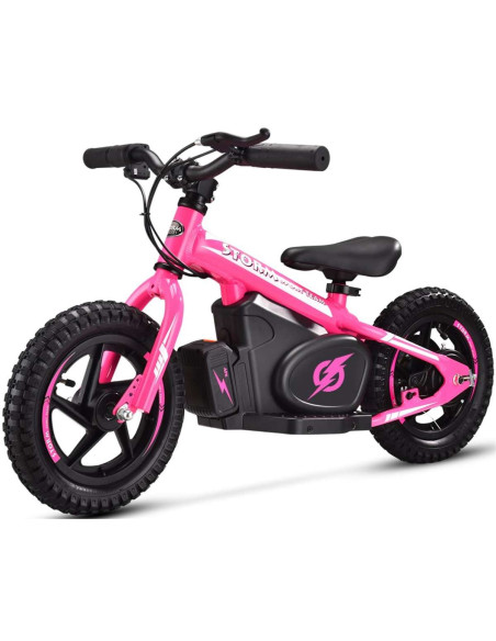 Storm Kids 100w 12" Electric Balance Bike for 3+ Years Old, Pink, pic1 - pic 150173 | FastDaddyshop