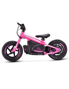 Storm Kids 100w 12" Electric Balance Bike for 3+ Years Old, Pink, pic1 2