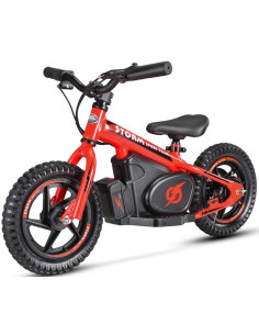 Storm Kids 100w 12" Electric Balance Bike for 3+ Years Old, Red, pic1