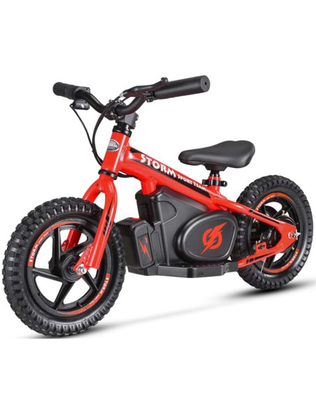 Storm Kids 100w 12" Electric Balance Bike for 3+ Years Old, Red, pic1 - pic 150184 | FastDaddyshop