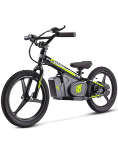 Storm Kids 170w 16" Electric Balance Bike for 5+ Years Old, Black, pic1