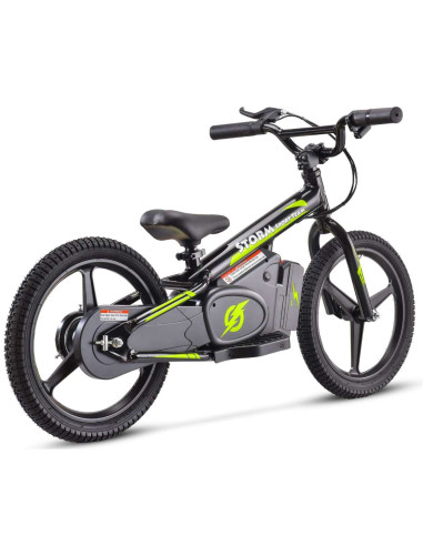 Storm Kids 170w 16" Electric Balance Bike for 5+ Years Old, Black, pic3