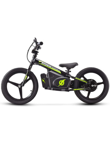 Storm Kids 170w 16" Electric Balance Bike for 5+ Years Old, Black, pic2