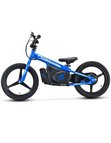 Storm Kids 170w 16" Electric Balance Bike for 5+ Years Old, Blue, pic2